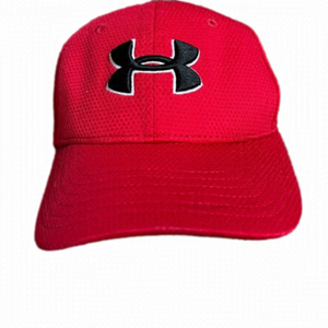 𝅺YOUTH X-Small Small Under Armour Boy’s Baseball Cap, Red, Used